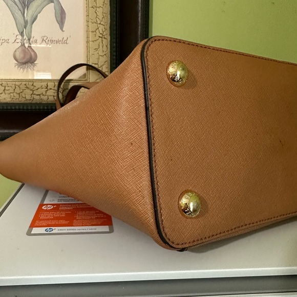 🤎 MICHAEL KORS 🤎 JET SET LARGE TOP ZIP SAFFIANO LEATHER TOTE - Picture 8 of 10